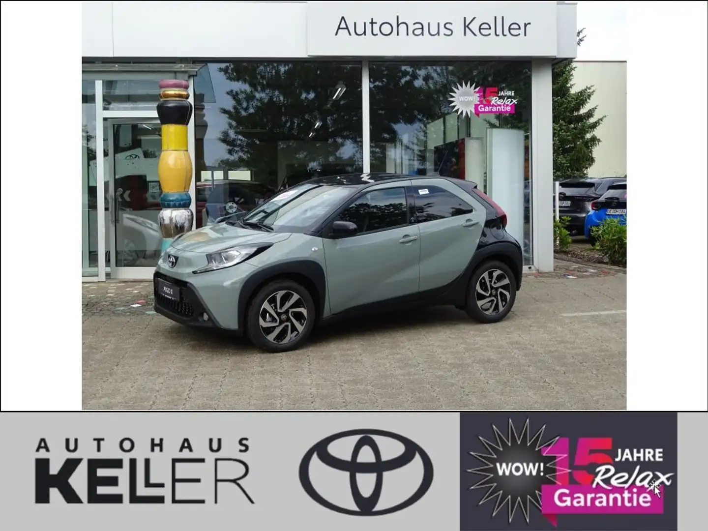 Toyota Aygo X S-CVT Teamplayer Grau - 2