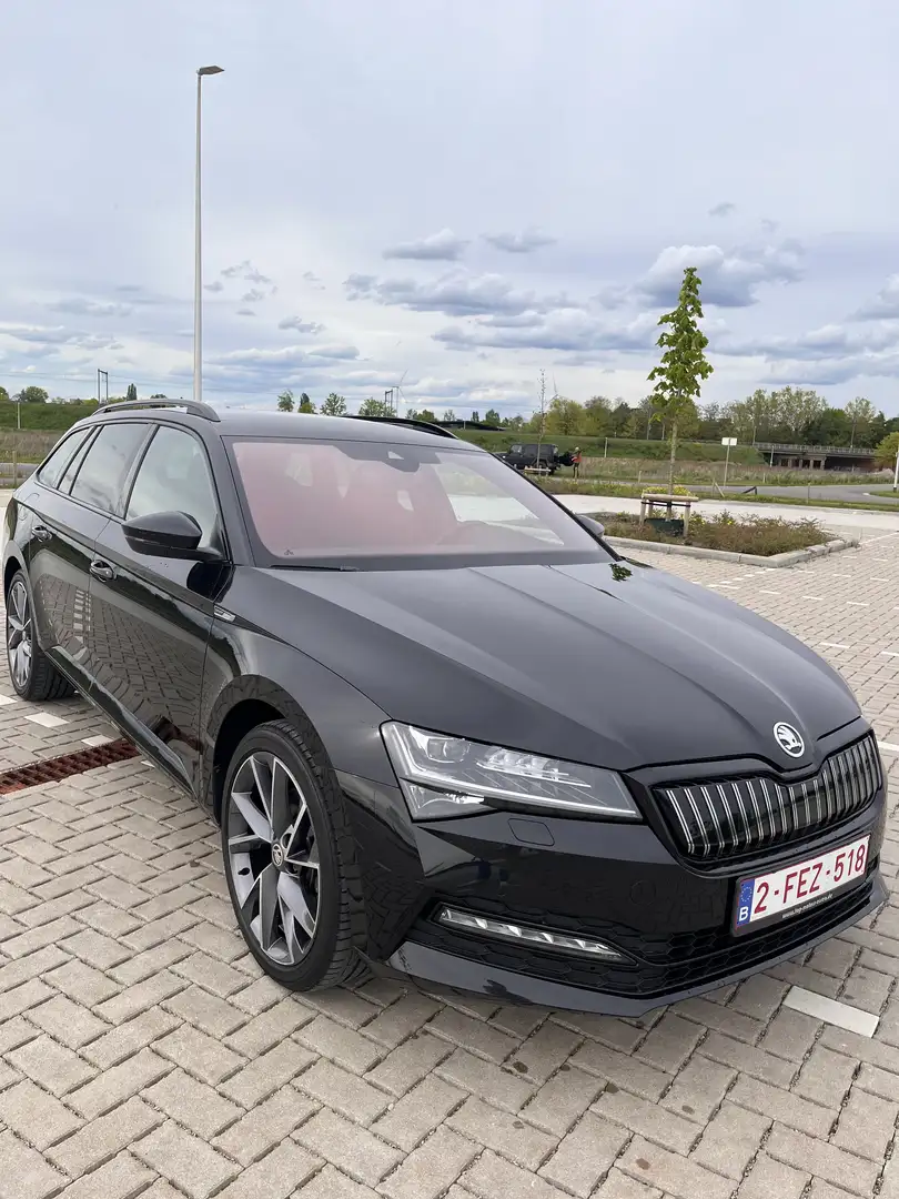 Skoda Superb 1.4 TSI iV DSG Sportline full option Zwart - 1