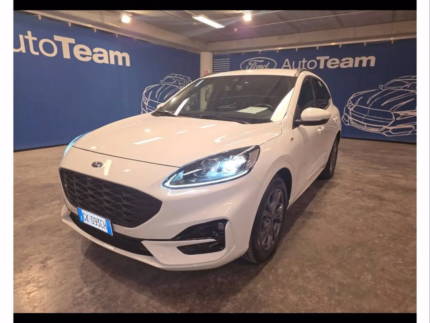 Ford Kuga 2.5 full hybrid st-line x 2wd 190cv cvt Blanc - 1