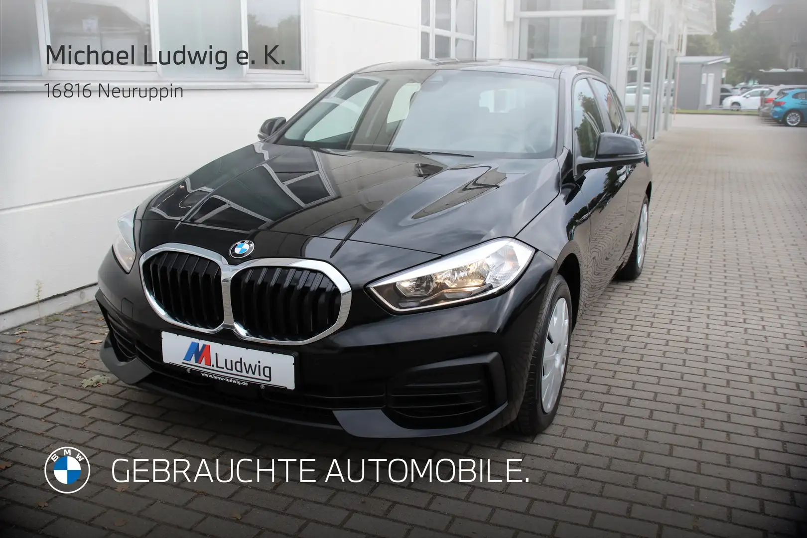 BMW 116 i DAB WLAN Klimaaut. Shz PDC Noir - 1