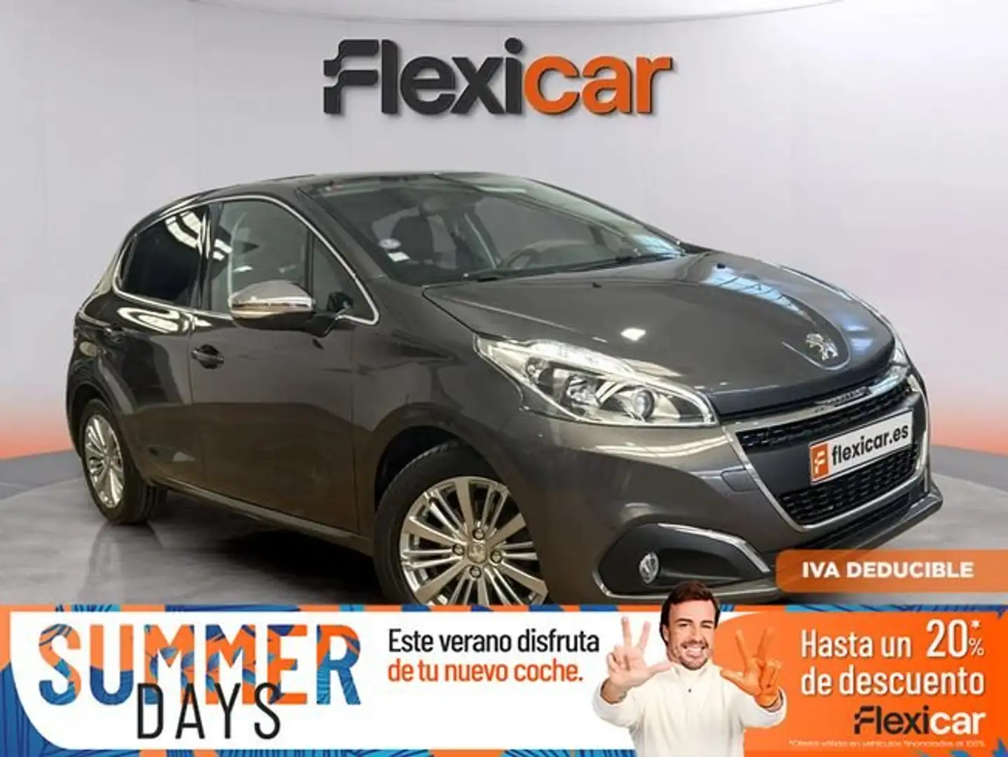 Peugeot 208 5P+ALLURE+1.2L+PureTech+60KW+%2882CV%29 Grijs - 1