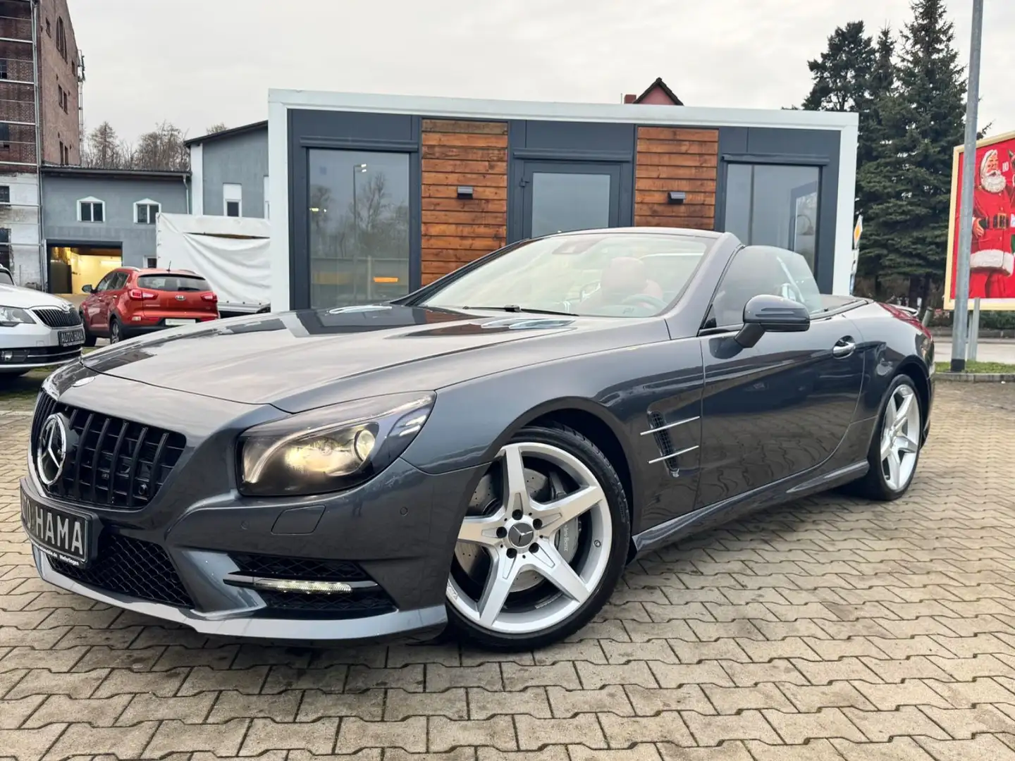 Mercedes-Benz SL 350 AMG Line *H&K*AIRSCARF*AMB*XEN*TOP* Gris - 1