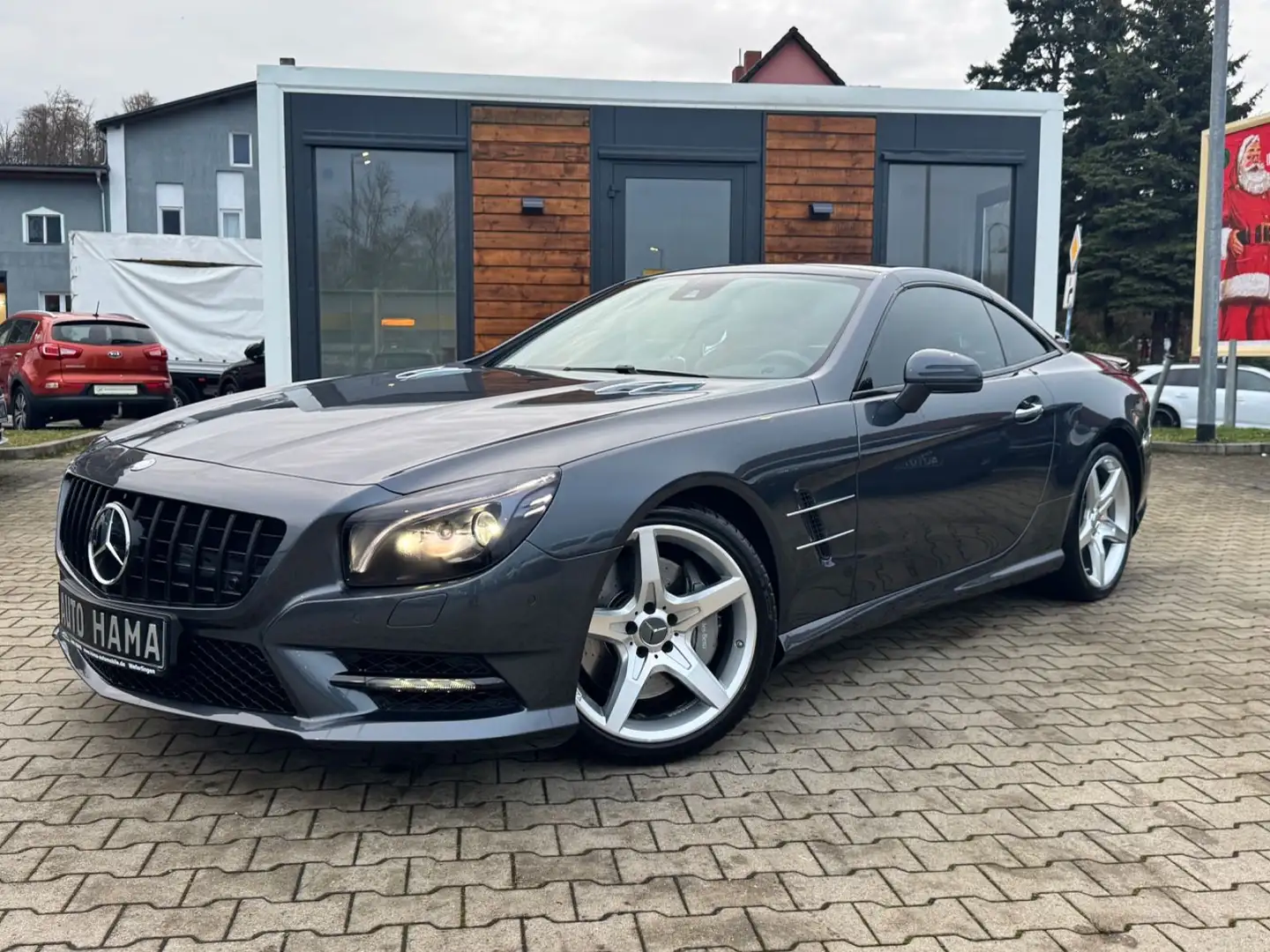 Mercedes-Benz SL 350 AMG Line *H&K*AIRSCARF*AMB*XEN*TOP* Gris - 2