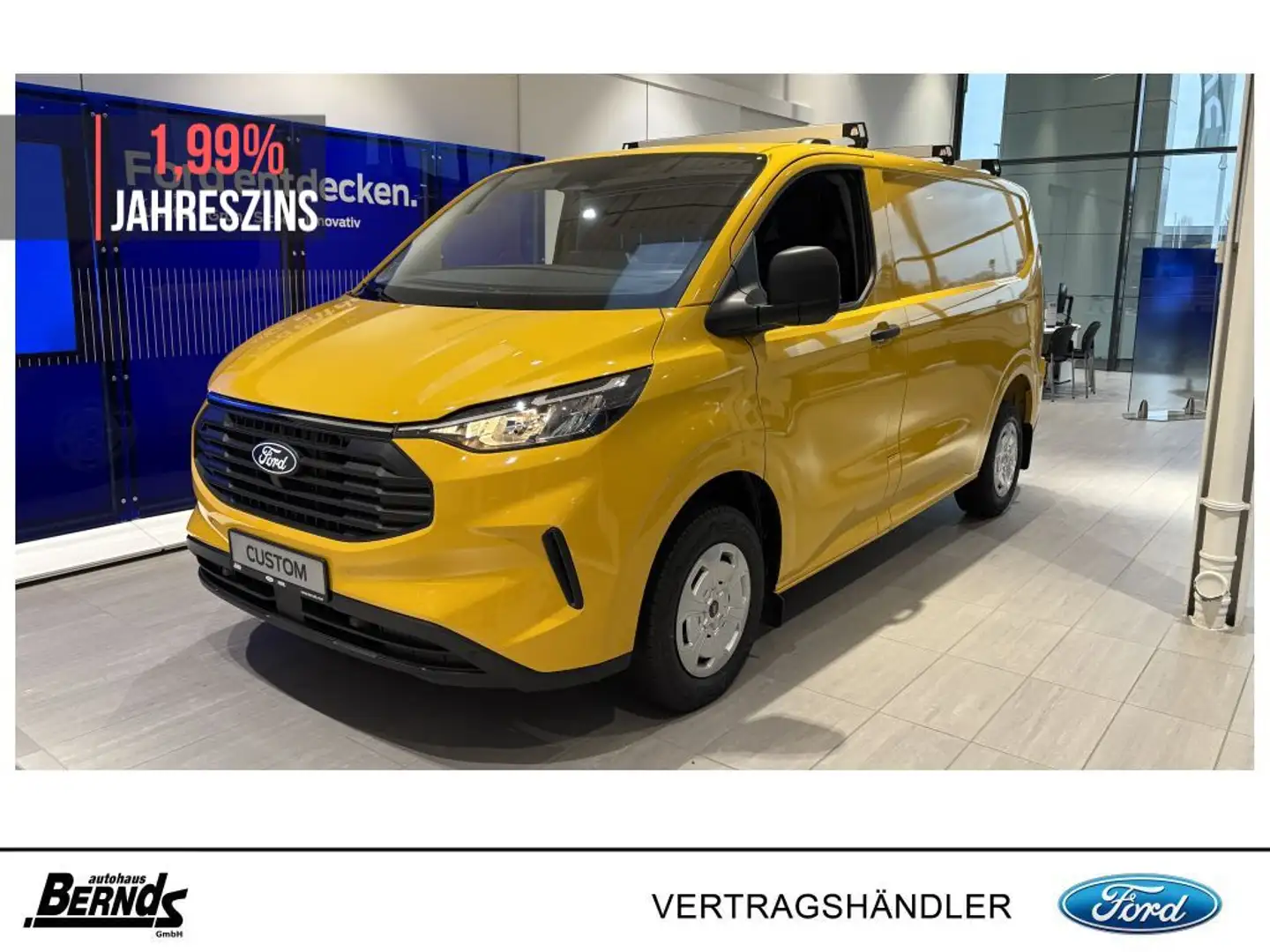 Ford 280 L1H1 LKW Trend AHK KAMERA APPLINK PDC Gelb - 1