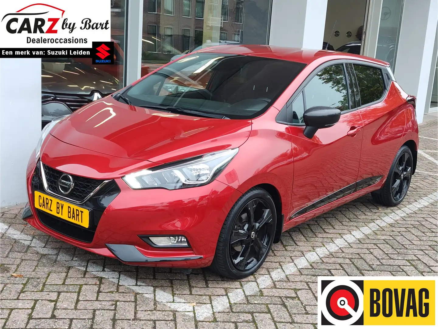 Nissan Micra 1.0 IG-T N-SPORT AUTOMAAT Navi | Keyless | Alcanta Rood - 1