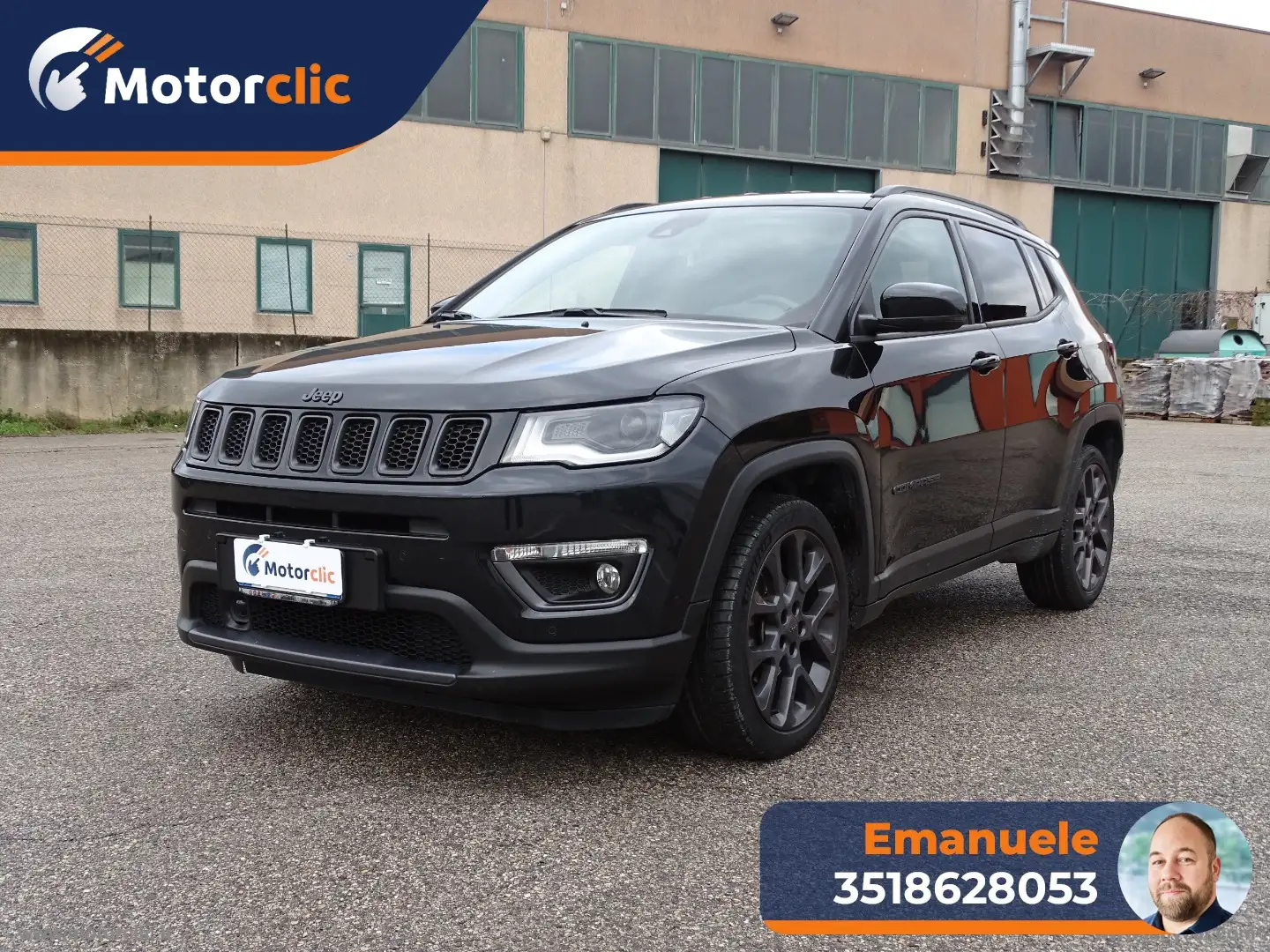 Jeep Compass 1.3 T4 150 CV aut. 2WD S Noir - 1