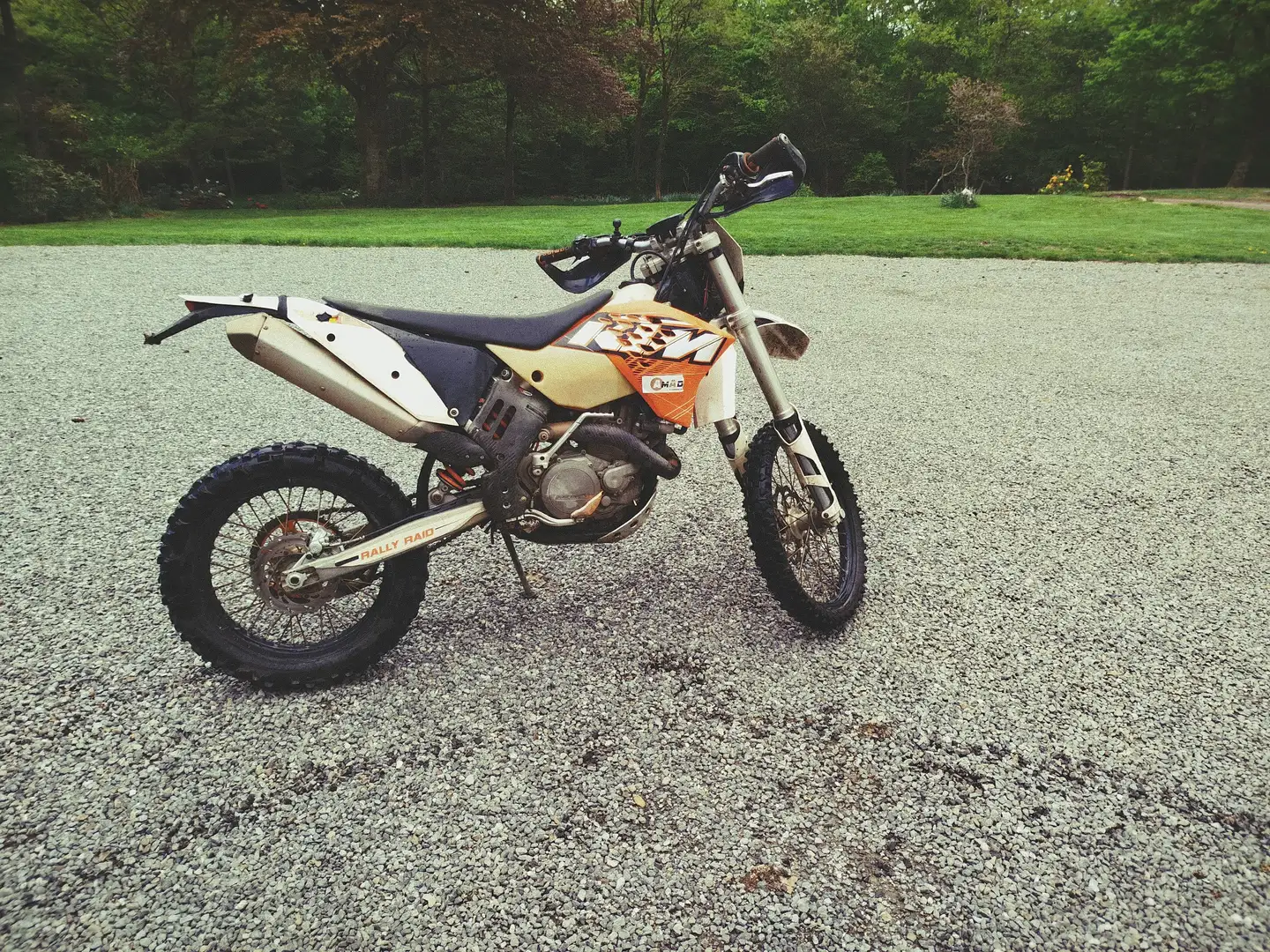 KTM 400 EXC White - 1