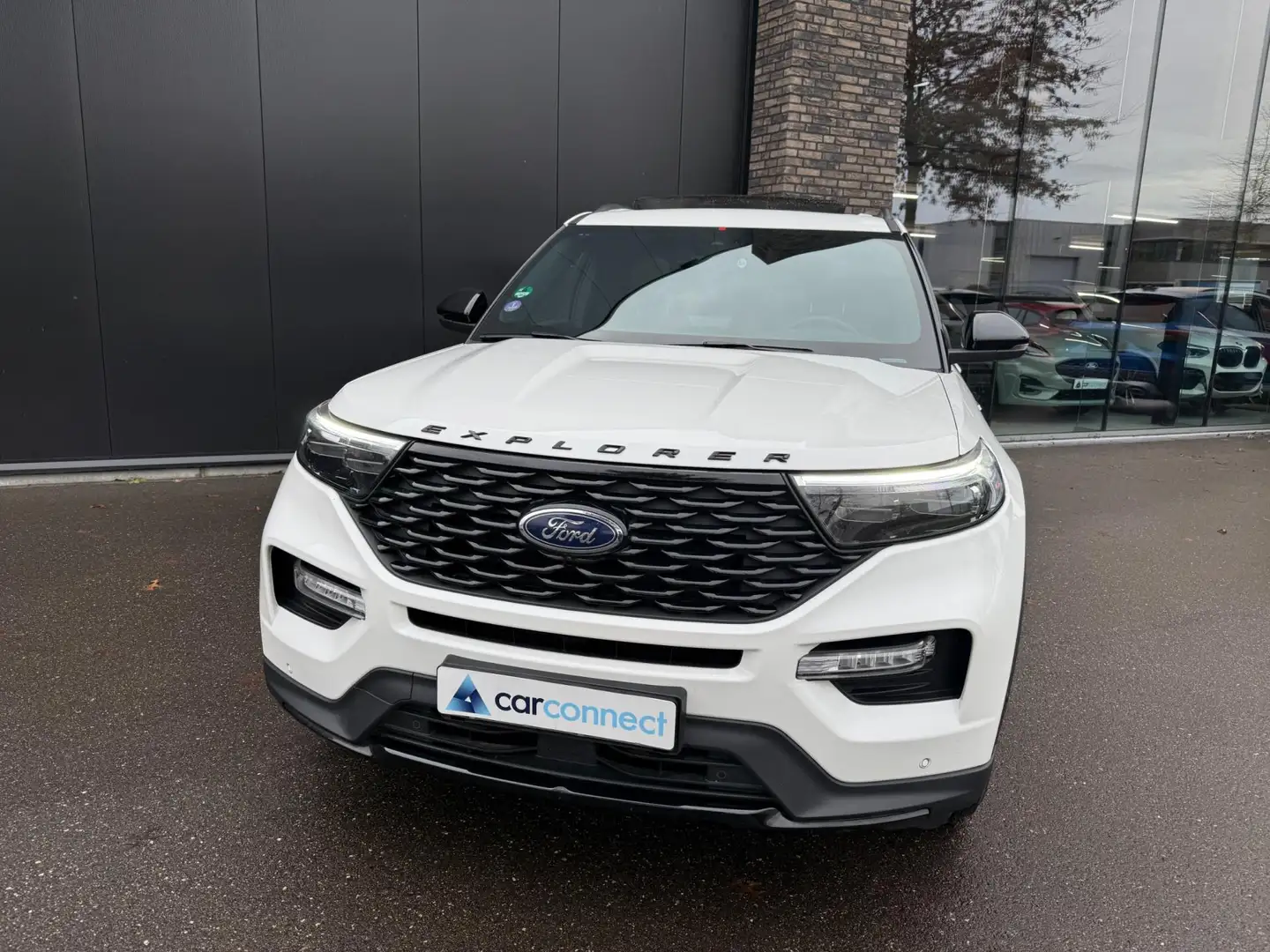 Ford Explorer 3.0 V6 EcoBoost PHEV ST-Line Navi, Trekhaak, Panor Blanc - 2