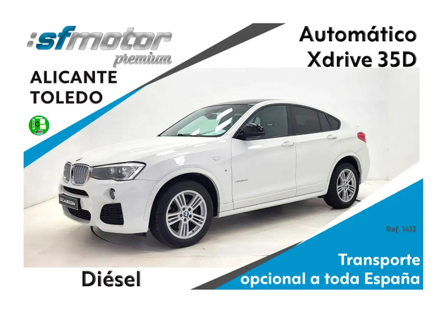 BMW X4 xDrive 35dA Wit - 1