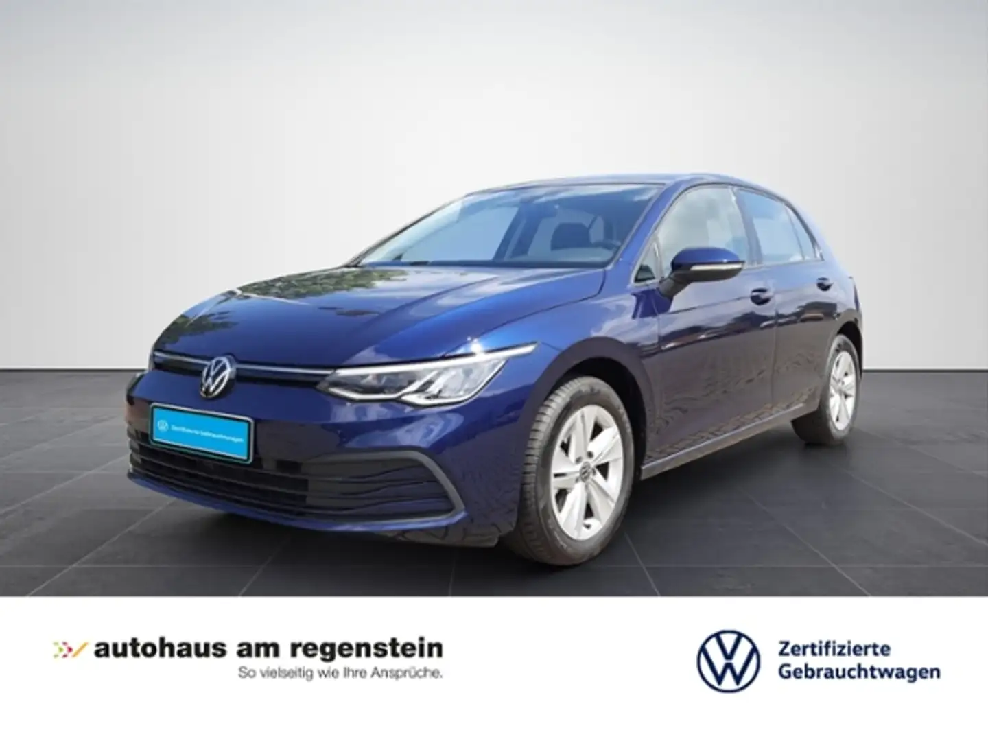 Volkswagen Golf VIII 1.0 TSI Life LED/Navi/ACC/Shz/App Azul - 1