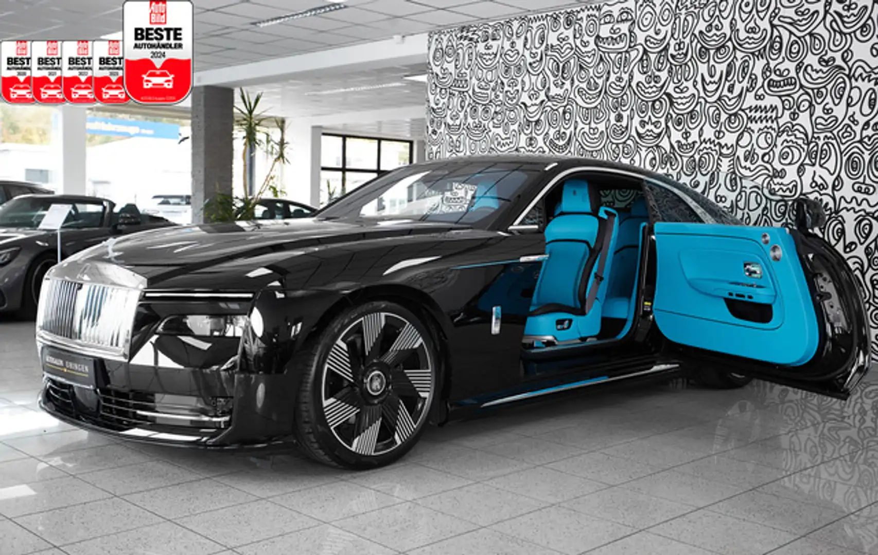 Rolls-Royce Spectre TIFFANY*STARLIGHT*SHOOTING STAR*BESPOKE Negru - 1
