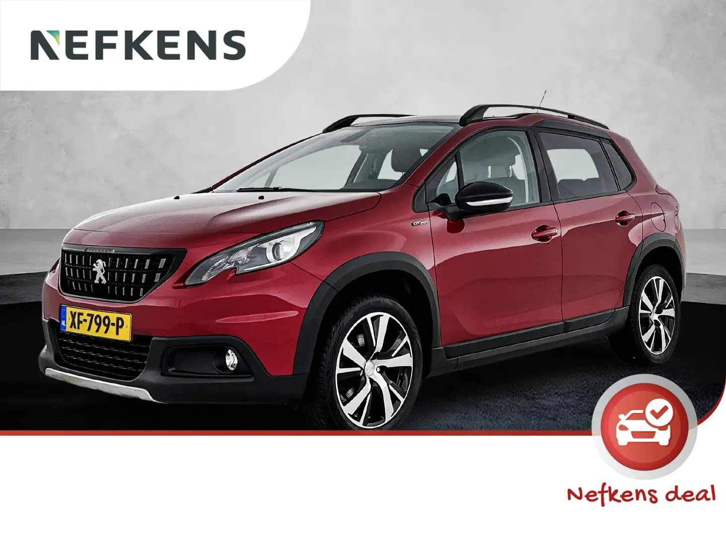 Peugeot 2008 1.2 GT-Line 130pk | Navigatie | Climate Control | Rouge - 1