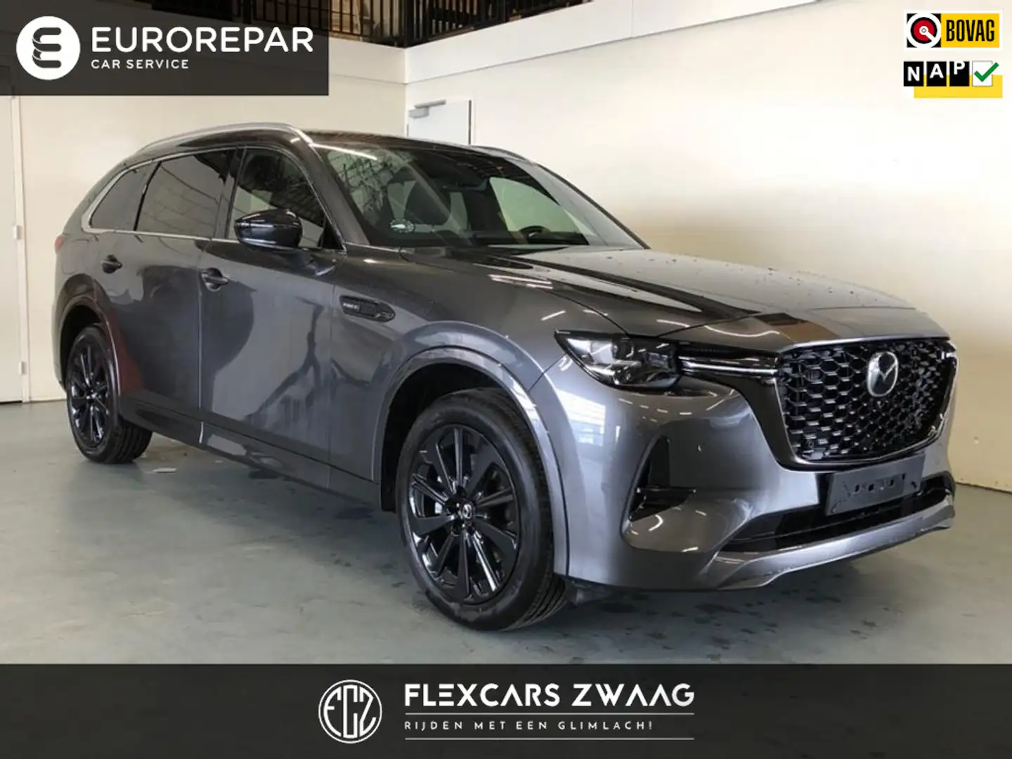 Mazda CX-80 2.5 e-SkyActiv PHEV Takumi Plus - Automaat - Panor Grijs - 1