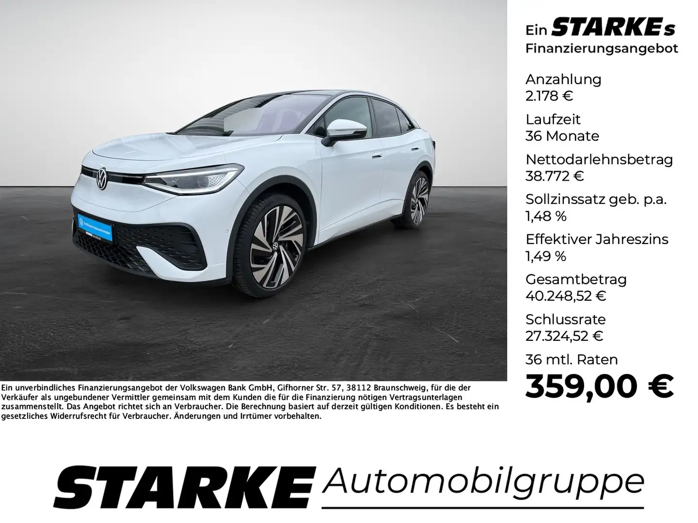 Volkswagen ID.5 Pro Move Weiß - 1