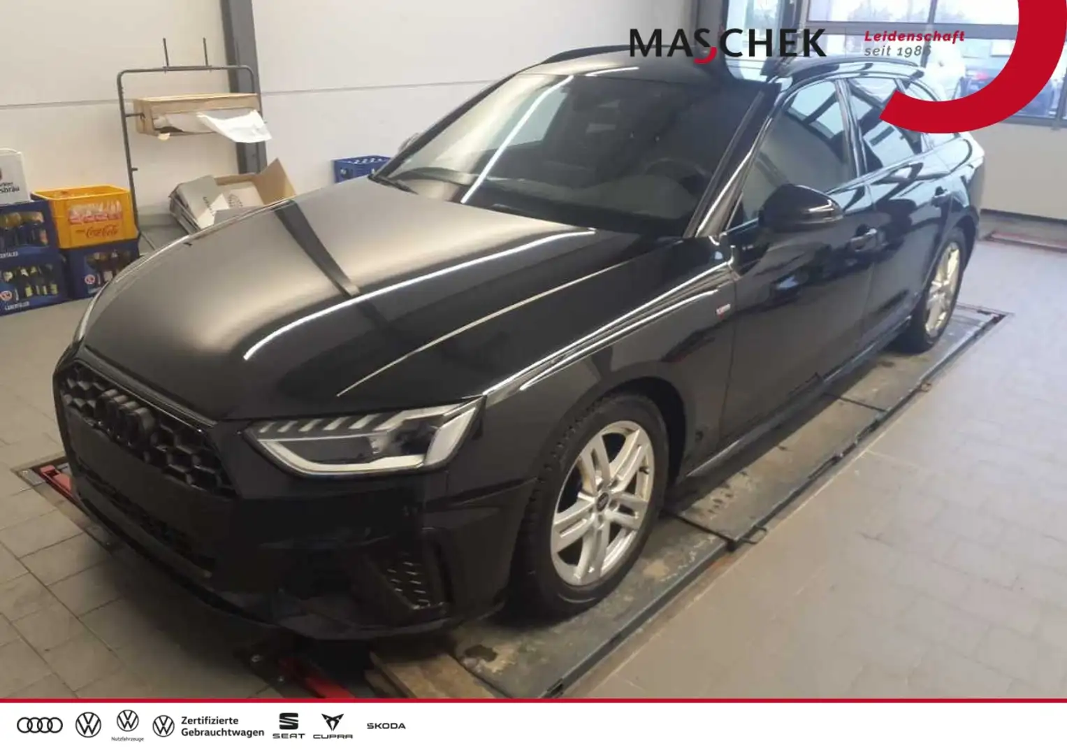 Audi A4 Avant S line comp 35 TDI S tronic AHK Black 2x S l Schwarz - 1