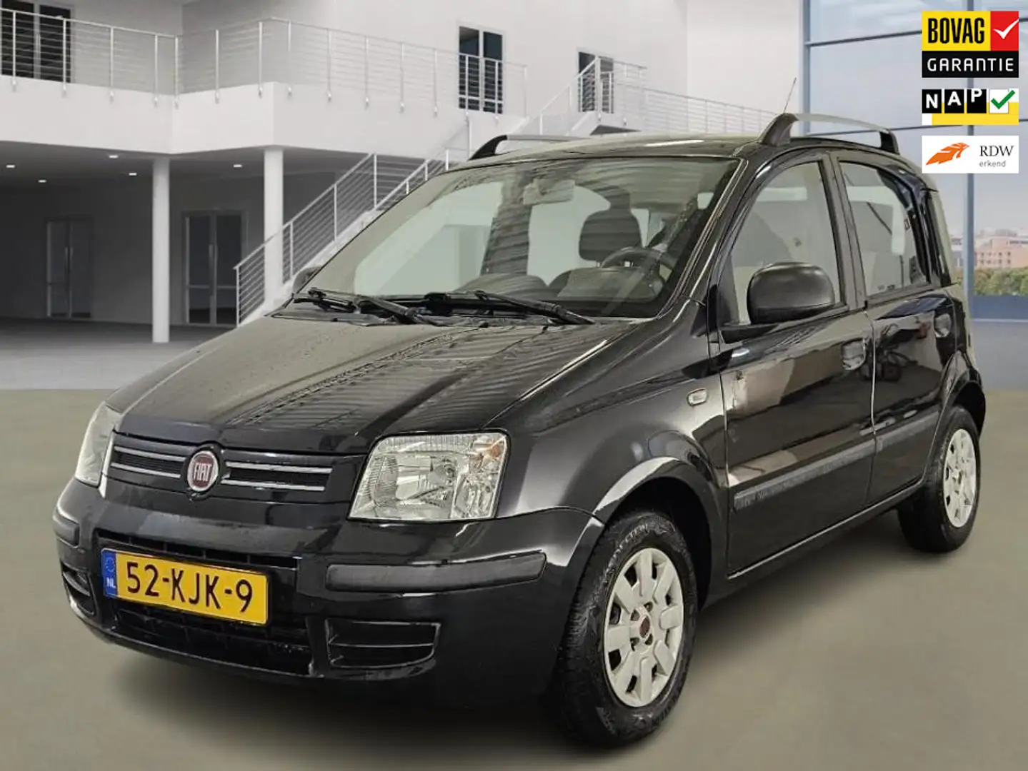 Fiat Panda 1.2 Edizione Cool 2e Eig. 53.500 km +NAP NL-auto Zwart - 1