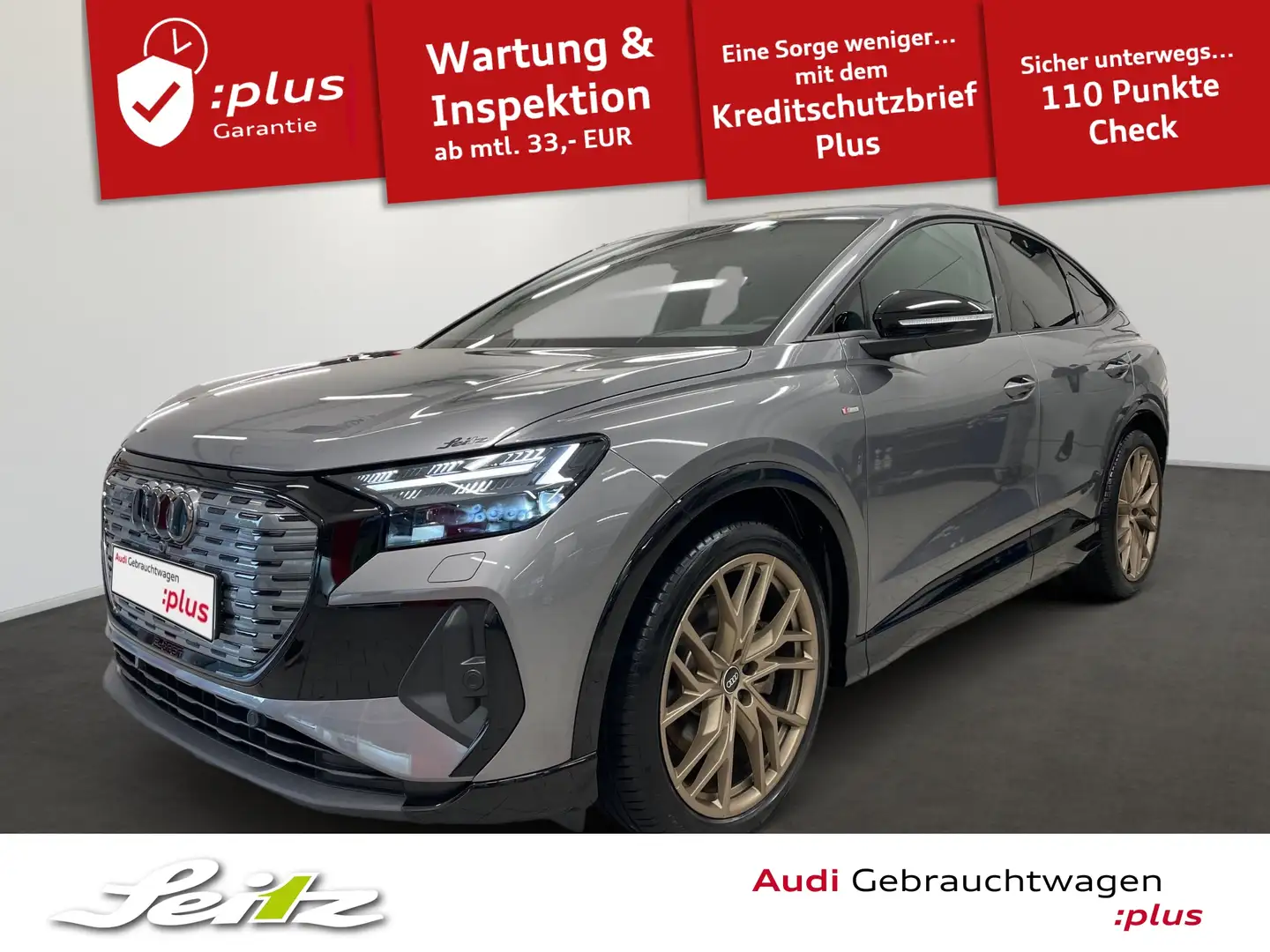 Audi Q4 e-tron Q4 50 e-tron Sportback quattro *HEAD-UP*MATRIX*SON Grau - 1