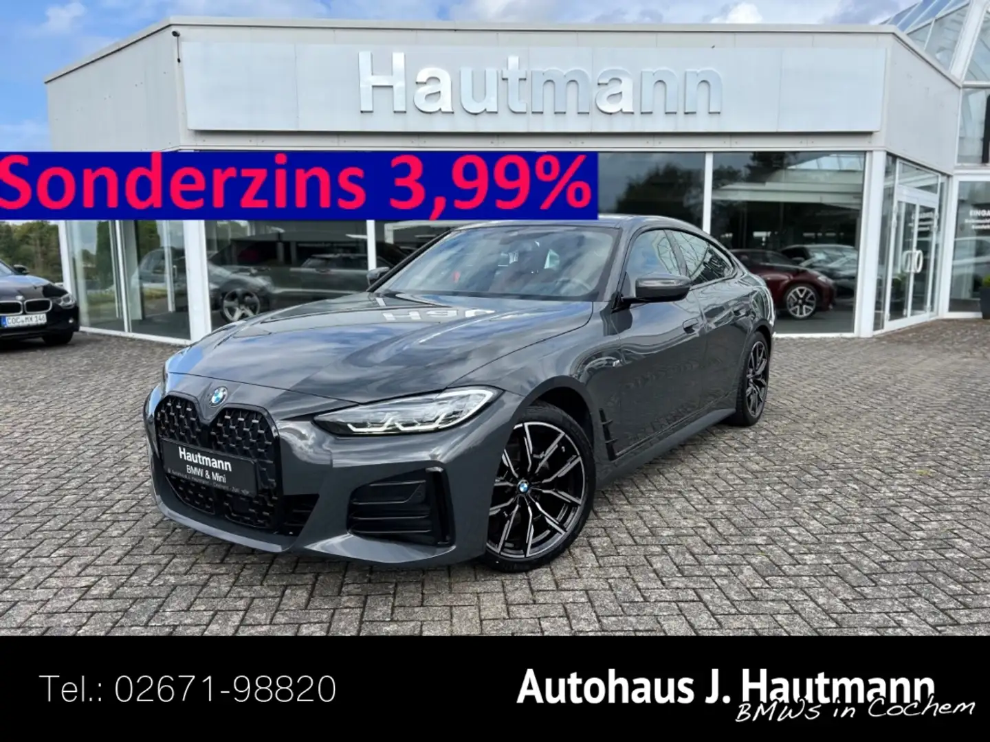 BMW 420 Gran Coupe d xDrive M SPORT +AHK+STH+LM19''+ Gris - 1
