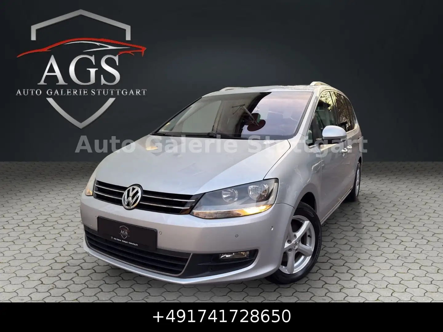 Volkswagen Sharan Comfortline BMT*PANO*TÜV NEU*PDC*TEMP Silber - 1