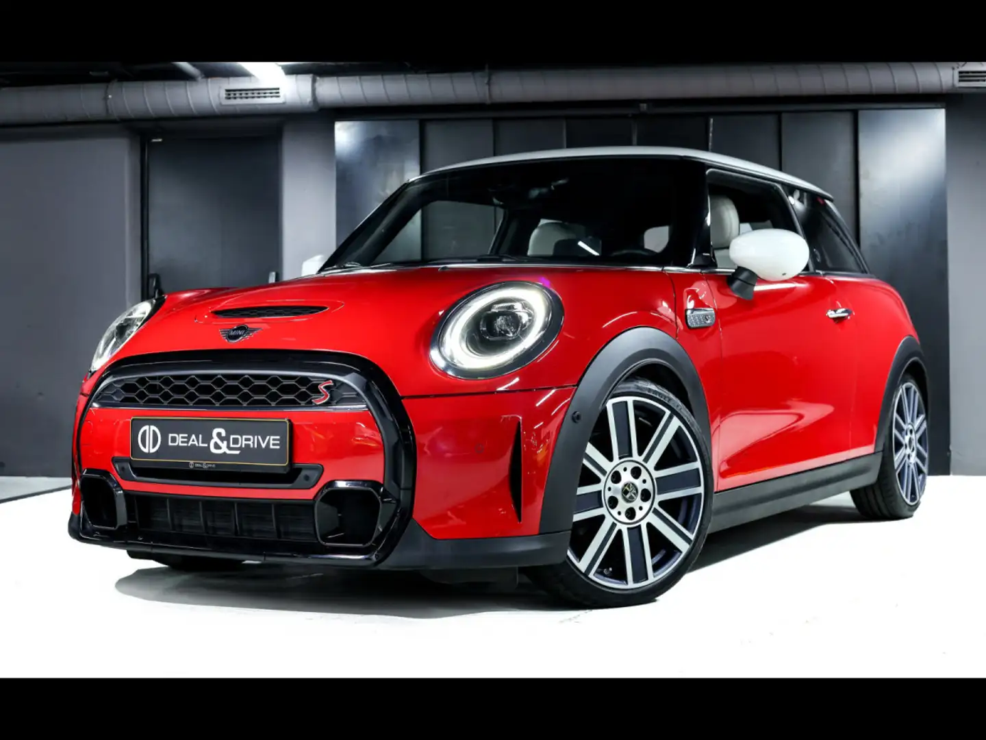 MINI Cooper S 3-TÛRER°HUD°KAM°VIRTUAL°VOLLLEDER°CARPLAY Rot - 1