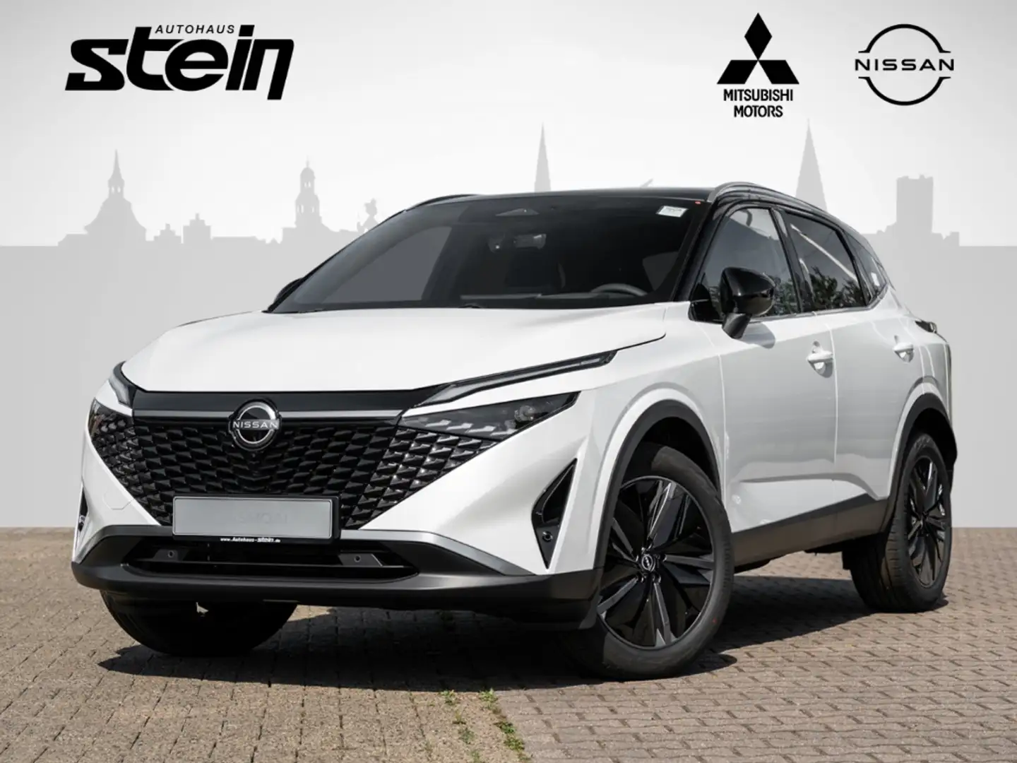 Nissan Qashqai Tekna Navi Panoramaglasdach Белый - 1