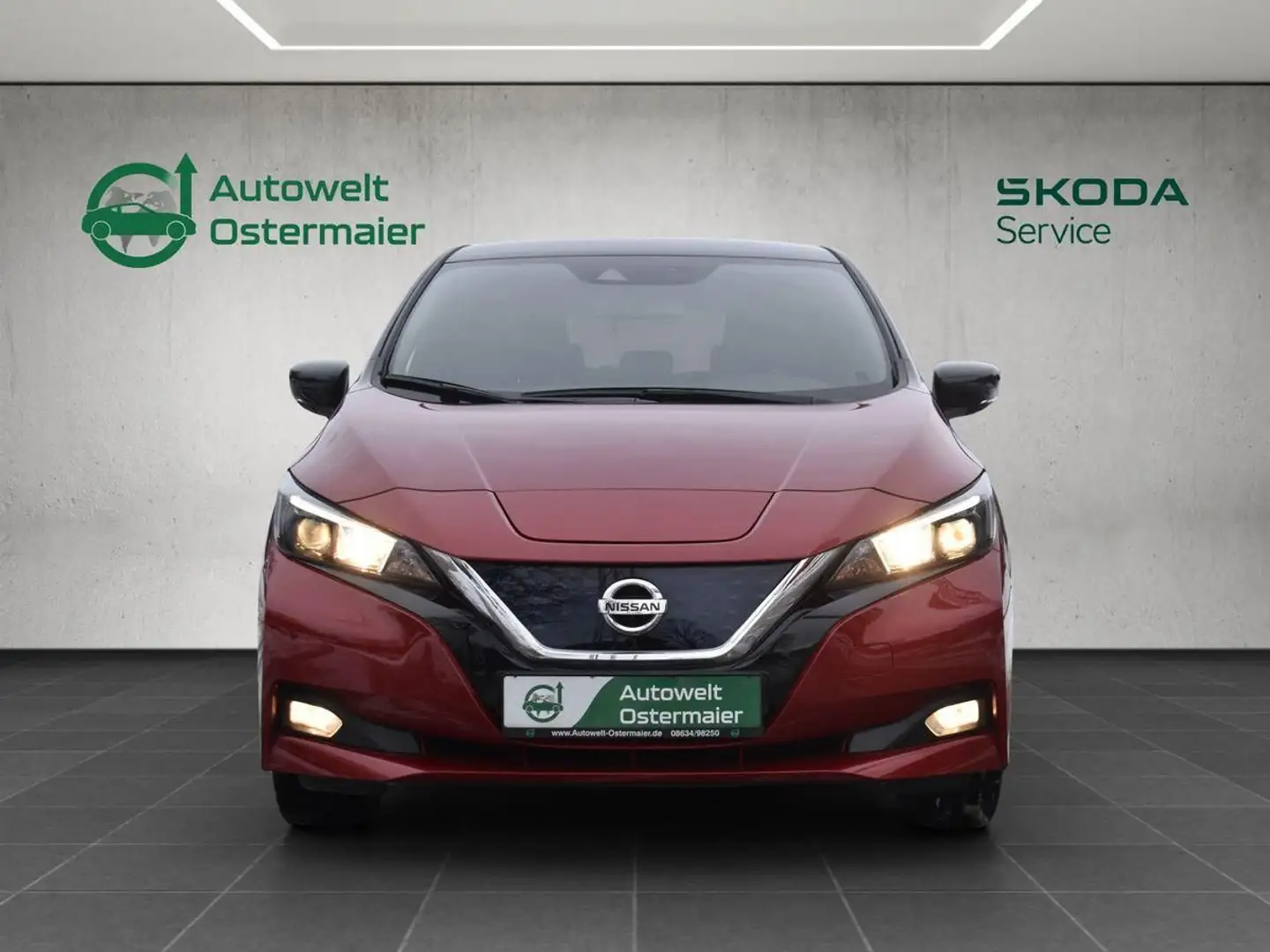 Nissan Leaf e+ N-Connecta*62kWh*Kamera* Rouge - 2