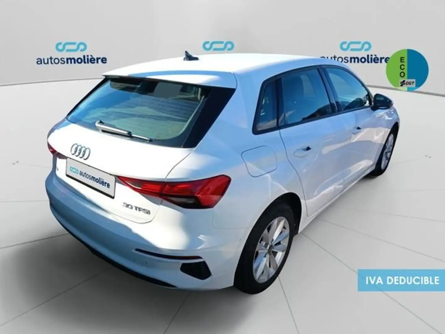 Audi A3 Sportback 30 TFSI S line Blanc - 2