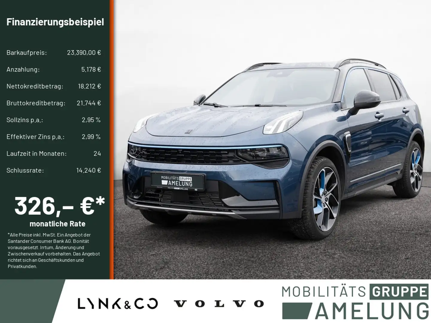 Lynk & Co 01 PHEV PDC SHZ NAVI ACC MEMORY LED PANO Blau - 1