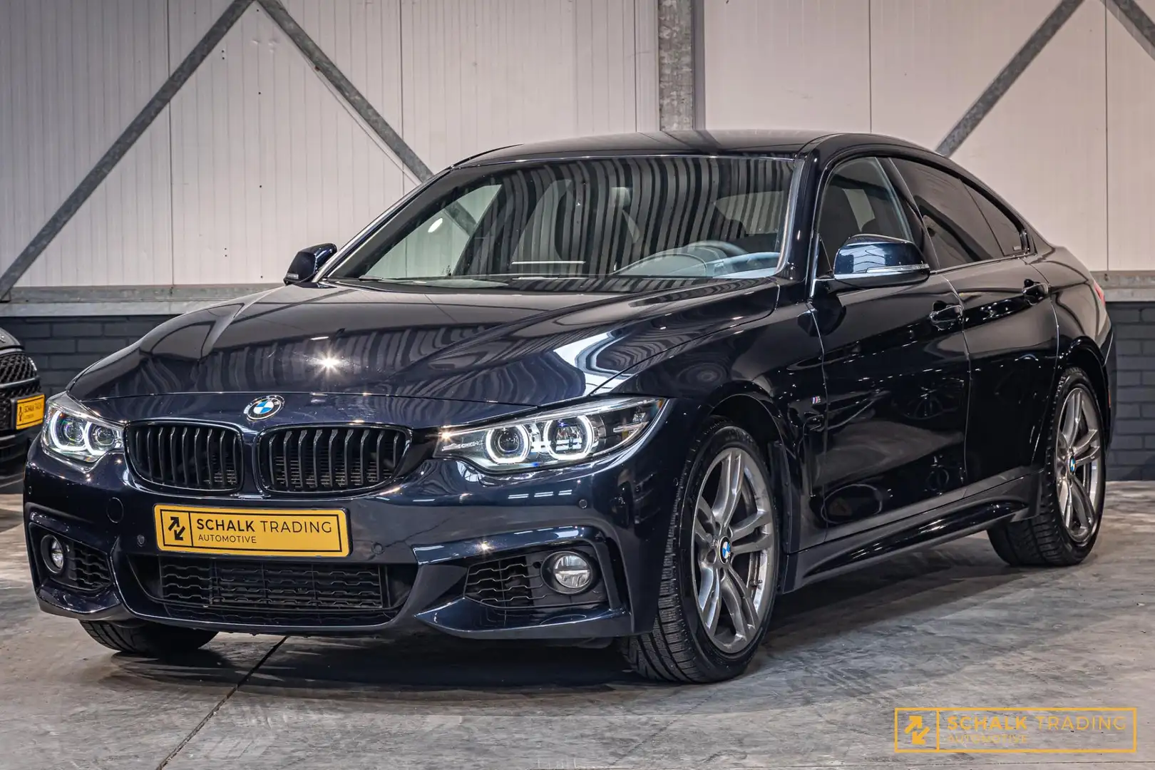 BMW 418 4-serie Gran Coupé 418i M-Sport|NL auto|Cam|Stoelv Zwart - 2