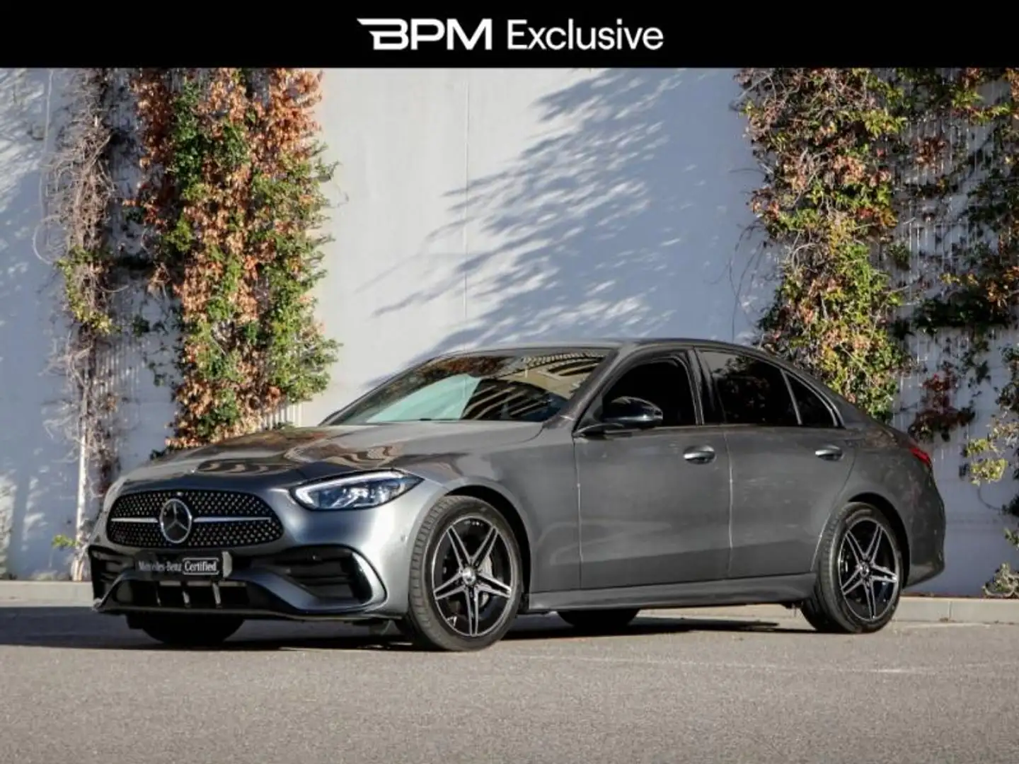 Mercedes-Benz C 220 220 d 197ch AMG Line Gris - 1
