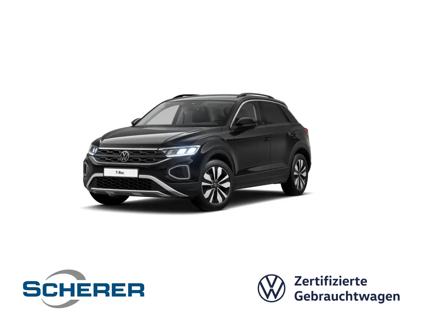 Volkswagen T-Roc MOVE 1.5 TSI DSG NAVI RFK EPH SHZ Schwarz - 1