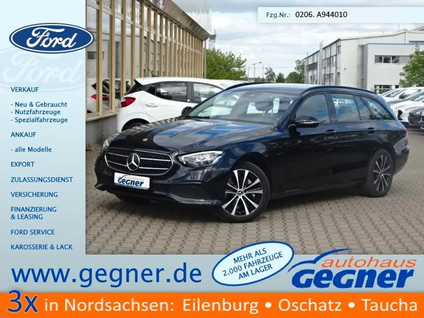 Mercedes-Benz E 300 de T Autm. Avantgarde MBUX HighEnd PHEV Schwarz - 1