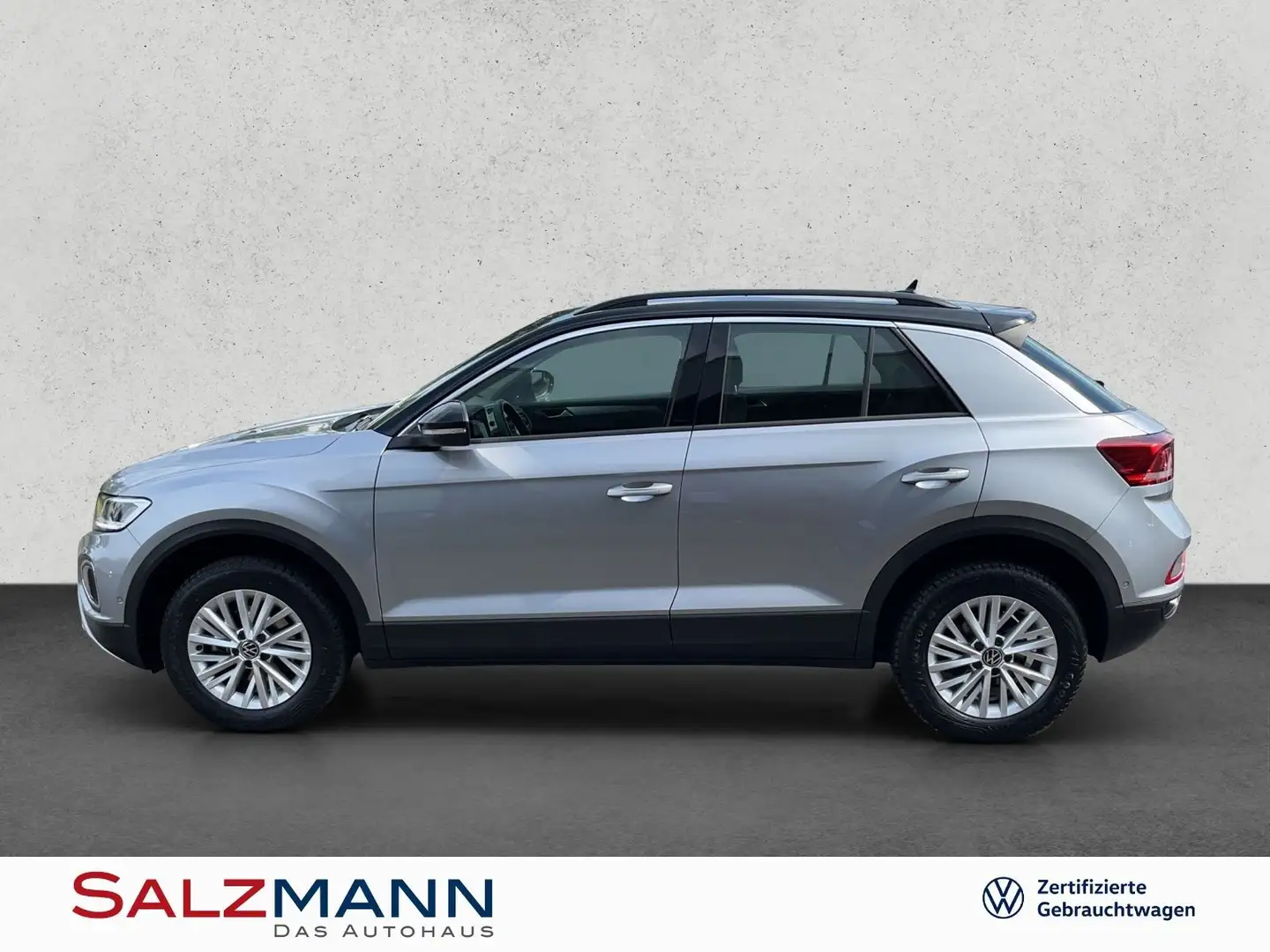 Volkswagen T-Roc 1.5 TSI Life, Navi, AHK, LED, ACC KLIMA AL Zilver - 2