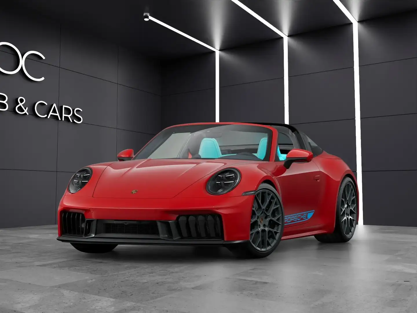 Porsche 911 992  Targa 3.6 4 GTS auto Hybrid Exclusive Manufak Czerwony - 1