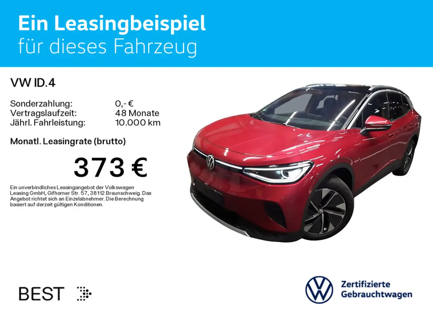 Volkswagen ID.4 Pro*AHK*KAMERA*WÄRMEPUMPE*IQ.LIGHT*NAVI*KEY Rot - 2