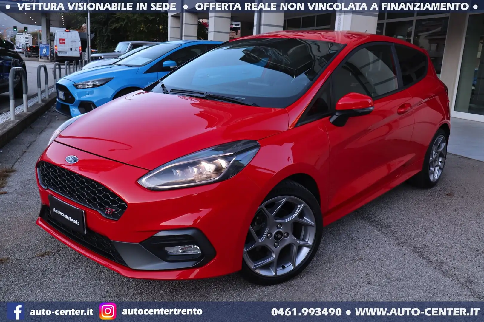 Ford Fiesta ST Performance Pack 1.5 200CV 3p LED Rouge - 2
