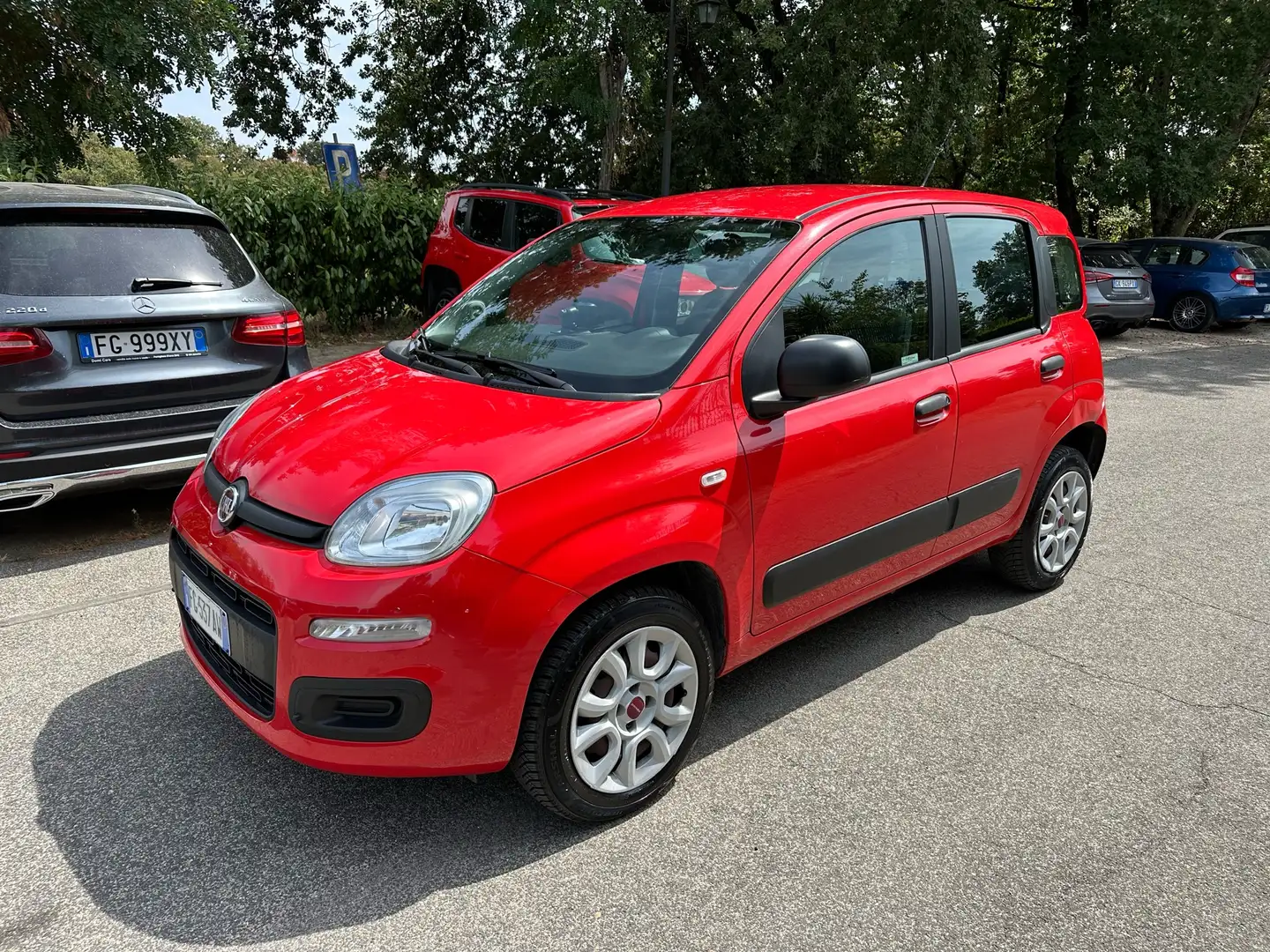 Fiat Panda 0.9 t.air t. natural power Lounge 80cv E6 Rood - 1