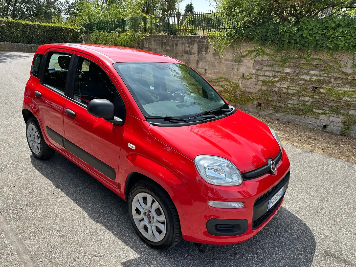 Fiat Panda 0.9 t.air t. natural power Lounge 80cv E6 Rood - 2