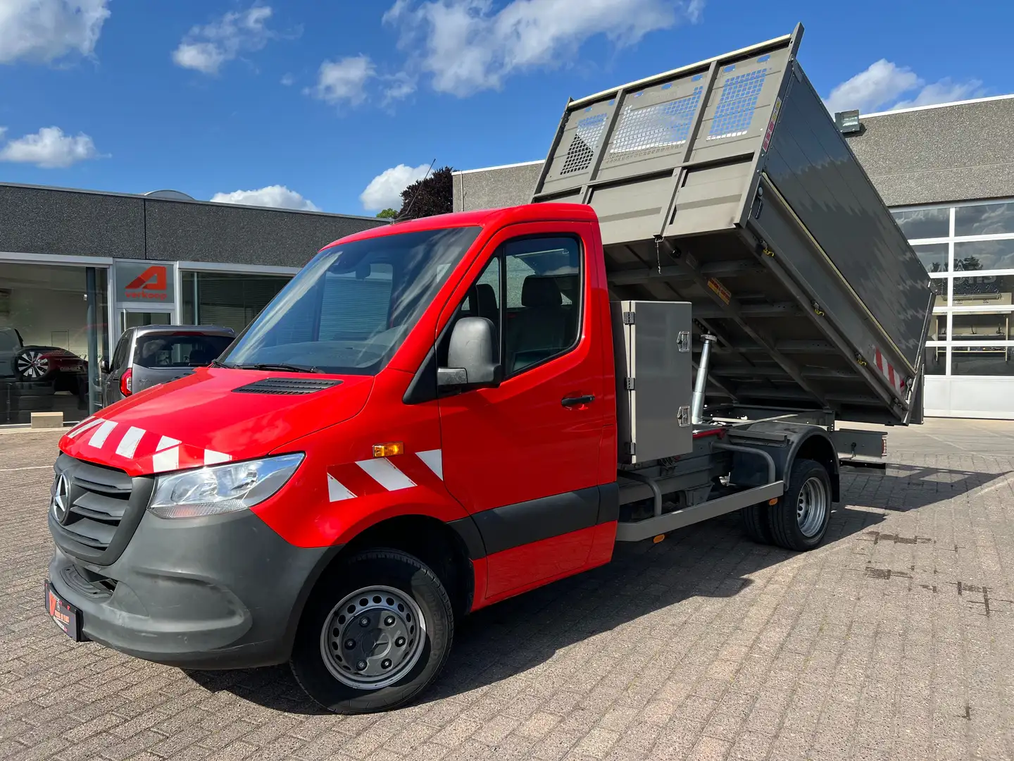 Mercedes-Benz Sprinter 514 KOFFER-KIPPER-LOOFREK(29.500€ex)MTM 7.000kg Rood - 2