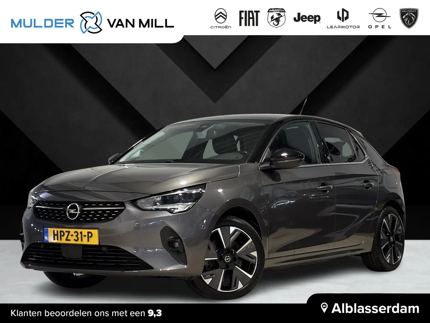 Opel Corsa-e Elegance 3-FASEN 50kWh 136pk | LED MATRIX | ADAPTI Grijs - 1