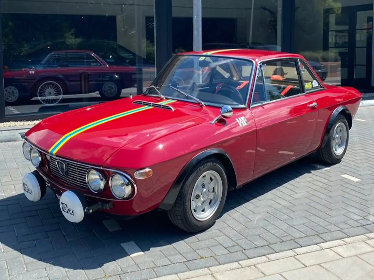 Lancia Fulvia Coupe Rallye 1.3 S 1e Serie Leva  Lunga Rood - 1