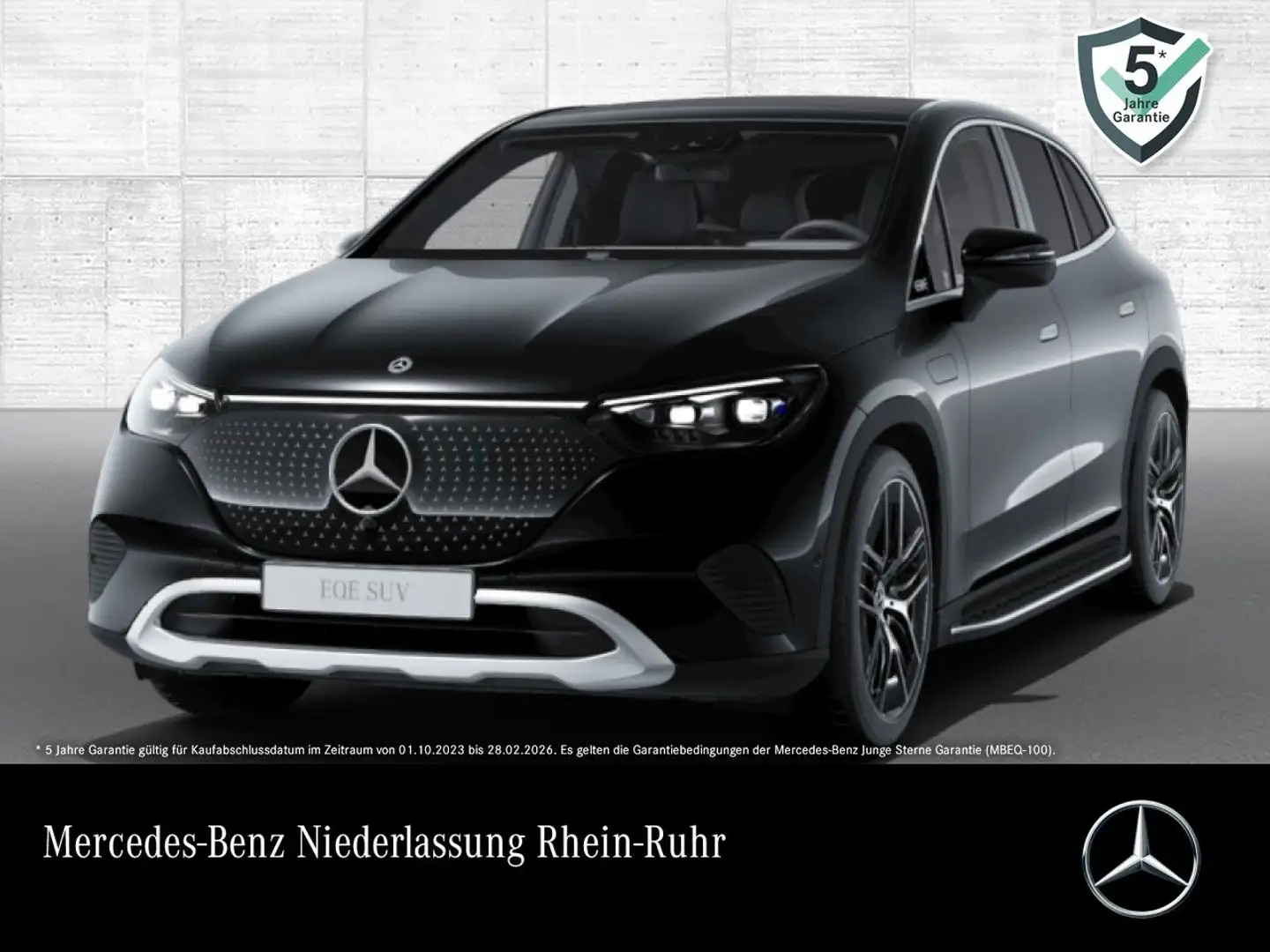 Mercedes-Benz EQE SUV EQE 350 4M AVANTG+PANO+360+AHK+BURMESTER+KEYLESS Schwarz - 1