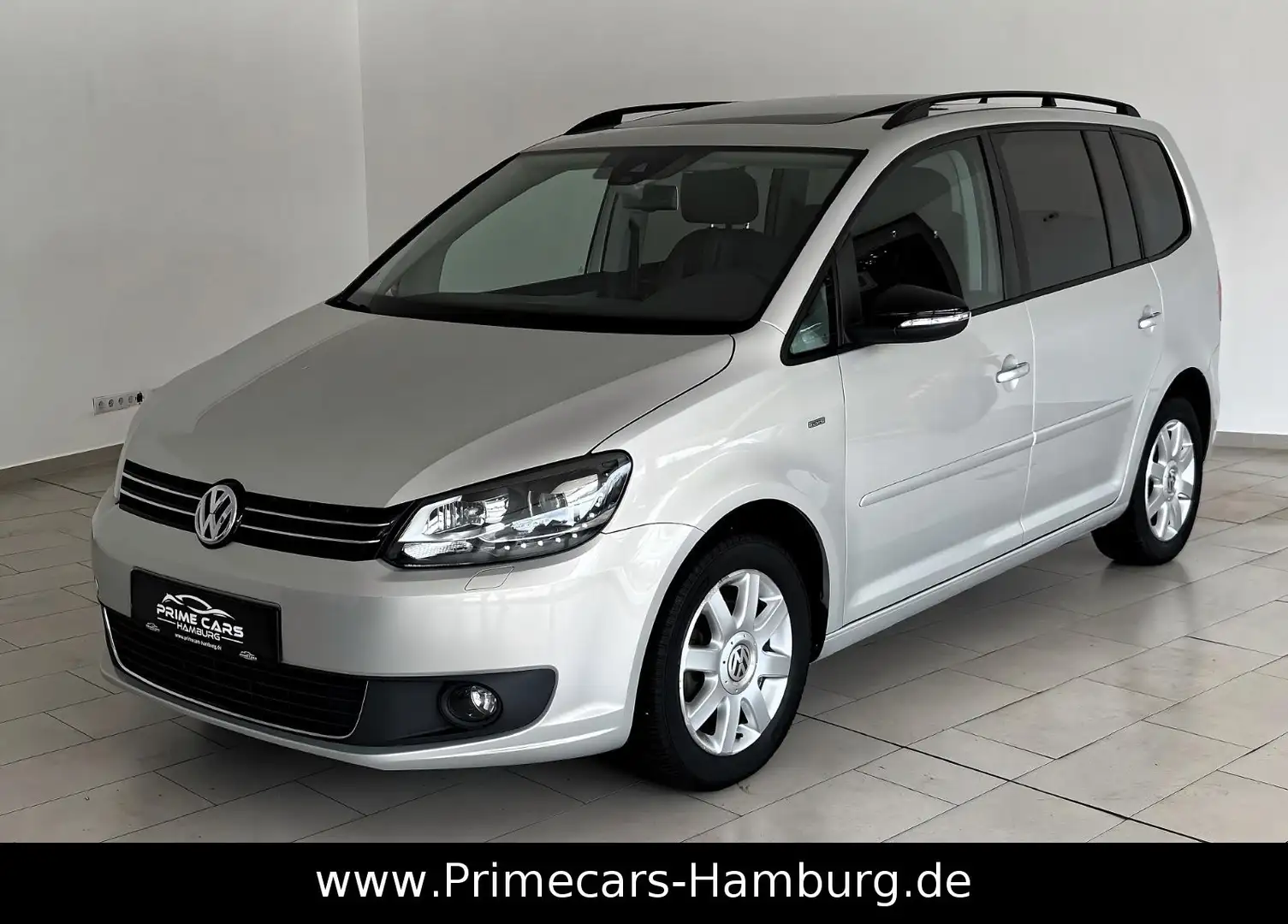 Volkswagen Touran 1.6 TDI BMT|7-SITZER|PANO|BI-XENON|KAMERA Grijs - 1