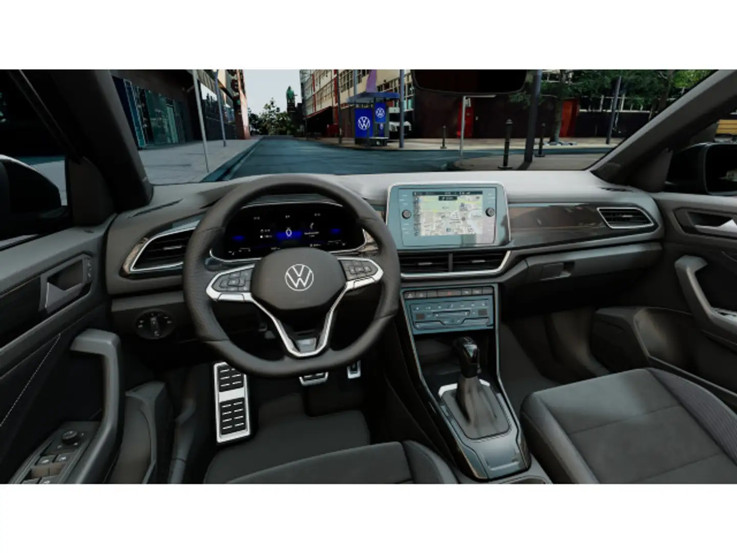 Volkswagen T-Roc R-LINE 1.5 TSI DSG NAVI AHK LED PLUS PARK Silber - 2