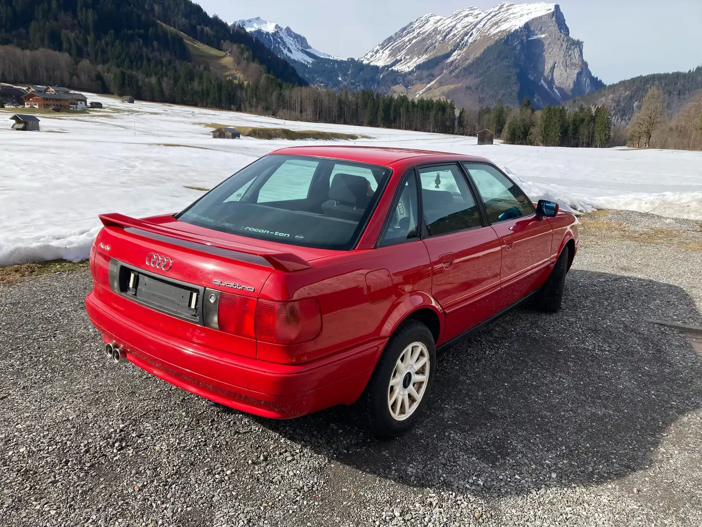 Audi 80 quattro 2,8 E V6 Rojo - 2