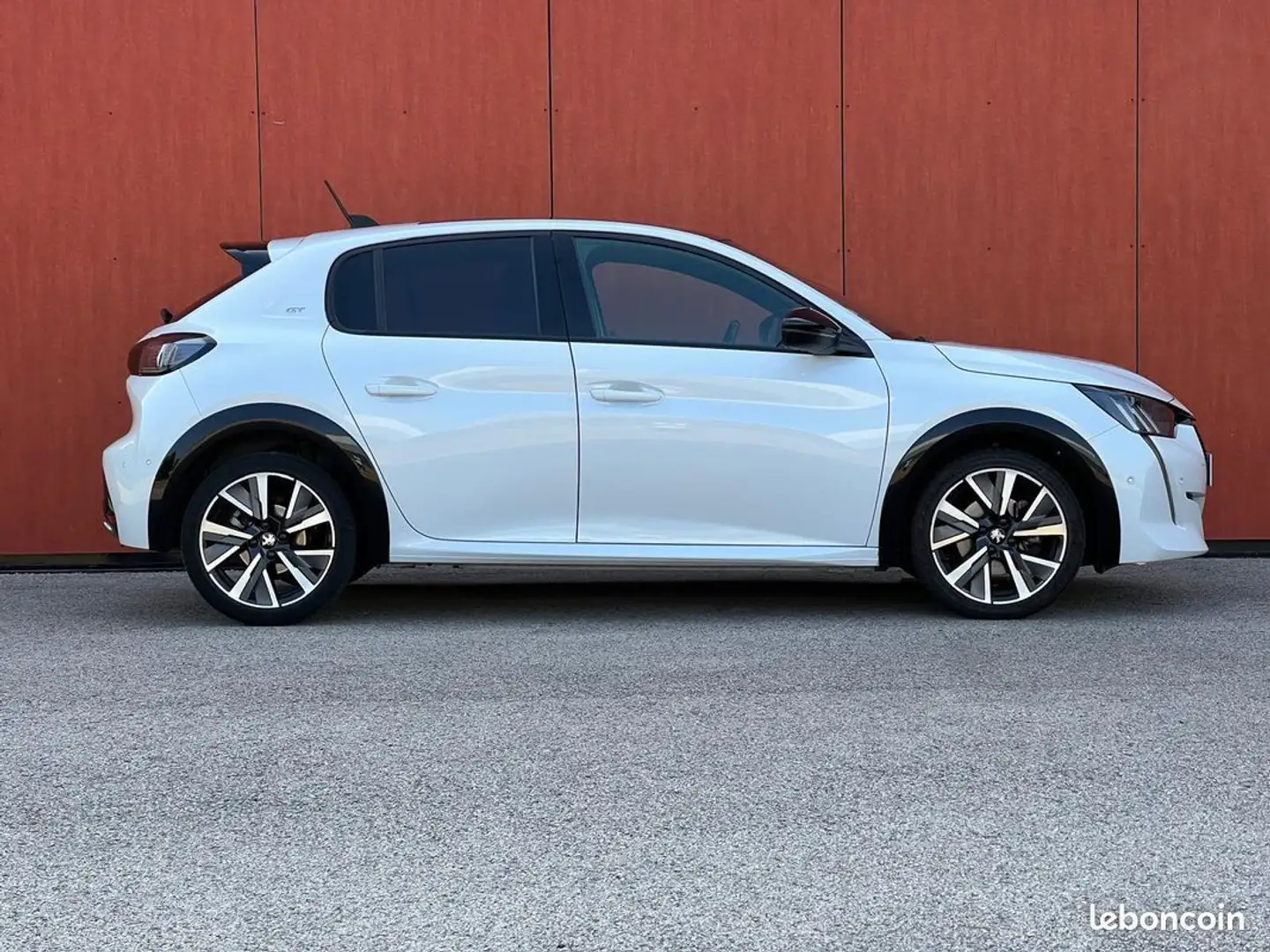Peugeot 208 1.2 puretech 100ch gt line Blanc - 2