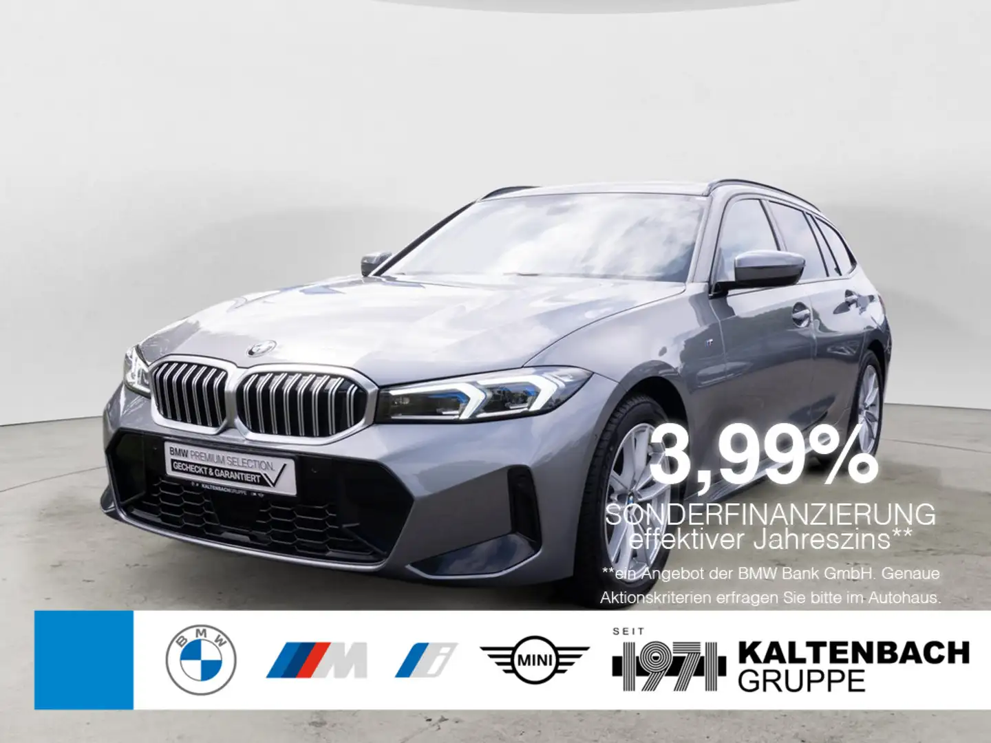 BMW 320 d Touring xDrive M-Sportpaket PANO AHK HUD Grau - 1
