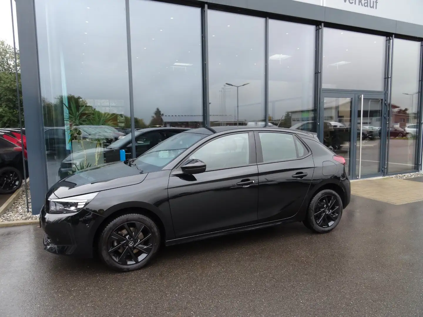 Opel Corsa F GS, Klima, SHZ, PDC, Kamera, LED, AHK Zwart - 2