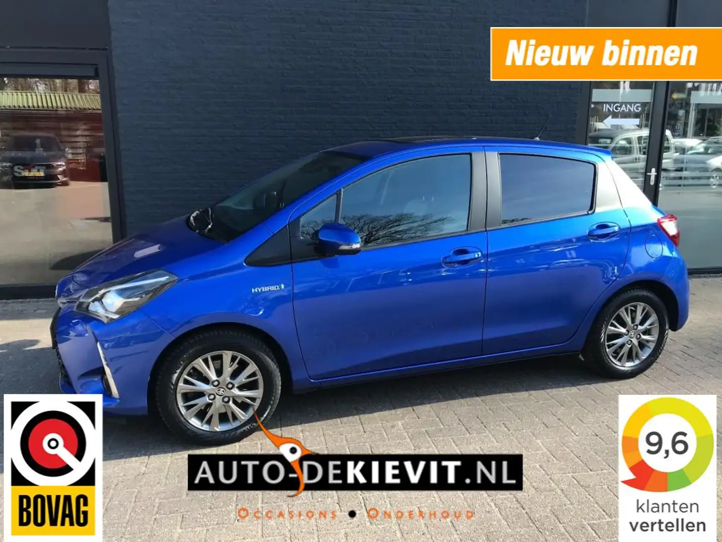 Toyota Yaris 1.5 HYB. DYNAMIC **Automaat/opendak/carplay** Bleu - 1