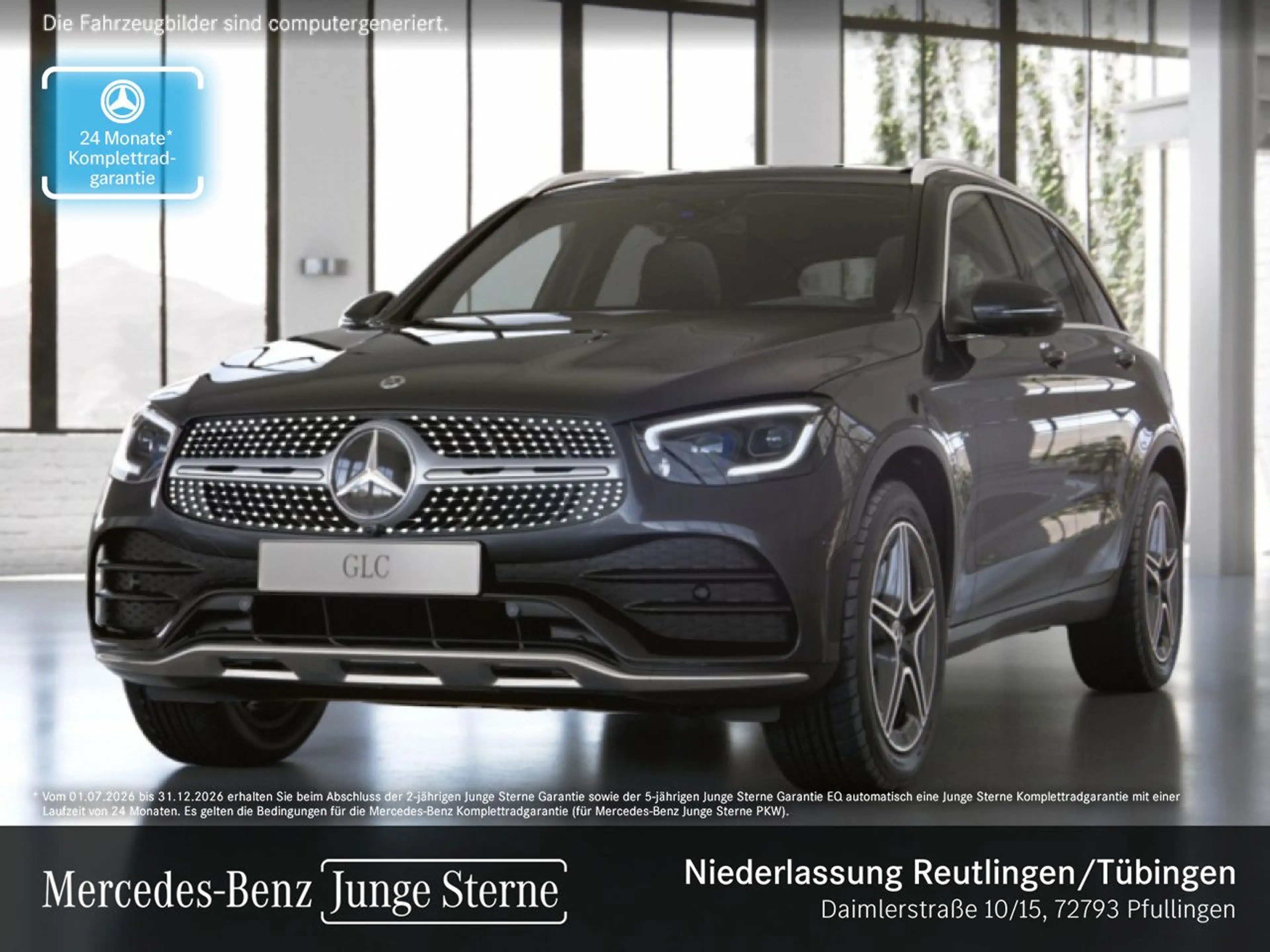 Mercedes-Benz GLC 300 de 4M AMG+PANO+360+AHK+MULTIBEAM+SPUR+TOTW